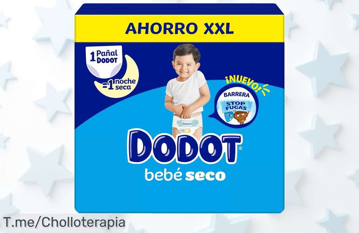 Disfruta del pack Dodot bebé seco con triple protección antifugas y piel seca hasta 12h aprovecha este super chollo con descuento brutal oferta nunca vista actúa ya