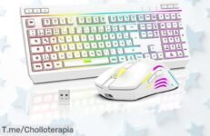 Disfruta el RedThunder K20 inalámbrico con luces rgb personalizables y 4800 ppp justo ahora super chollo único precio de ganga última oportunidad compra ya