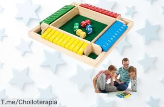 Disfruta el juego shut the box con piezas de colores vivos precio loco y descuento brutal aprende y diviértete en familia no pierdas este super chollo oferta limitada actúa ya