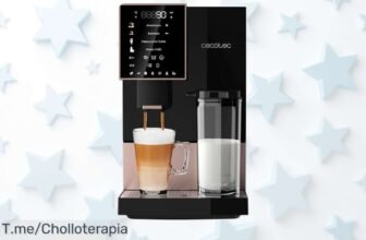 Disfruta la cafetera superautomática Cecotec con molinillo integrado, crema perfecta y 19 bares al mejor precio loco nunca visto ¡aprovecha este descuento brutal ya!