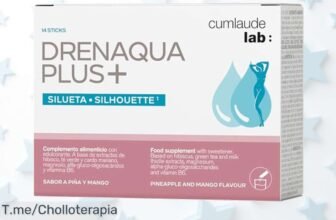 Drenaqua Plus+ sabor piña y mango con descuento brutal reduce la hinchazón rápido para que te sientas ligero ¡aprovecha este súper chollo de precio loco antes que se acabe!