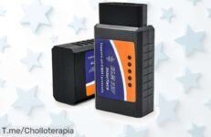Escáner de fallas para coche con Bluetooth ELM327 obd2 versión 21 super chollo detecta problemas al instante precio loco y oferta limitada ¡corre que vuela!