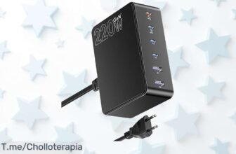 Estación de carga USB C con 6 puertos y velocidad que vuela disfruta este super chollo con descuento brutal nunca visto ¡aprovecha ya esta oferta limitada precio de ganga!