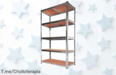 Estante galvanizado súper resistente con un descuento brutal nunca visto para organizar todo sin complicaciones aprovecha este super chollo por tiempo limitado