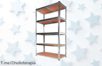 Estante galvanizado súper resistente con un descuento brutal nunca visto para organizar todo sin complicaciones aprovecha este super chollo por tiempo limitado