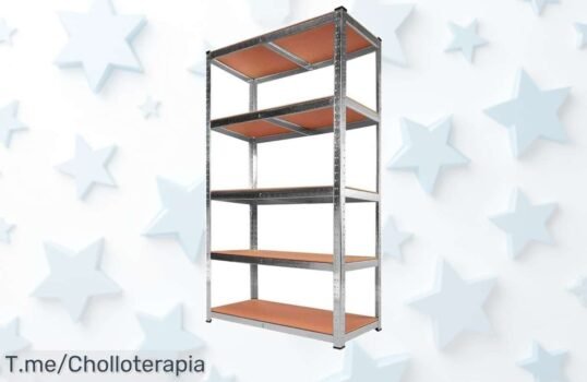 Estante galvanizado súper resistente con un descuento brutal nunca visto para organizar todo sin complicaciones aprovecha este super chollo por tiempo limitado