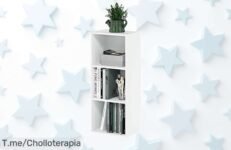 Estantería abierta Furinno Luder tres niveles diseño moderno y súper resistente aprovecha este super chollo con descuento brutal precio de ganga oferta limitada corre por la tuya