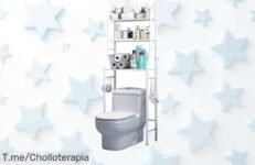 Estantería baño blanca super fuerte y ajustable con 3 baldas aprovecha este súper chollo nunca visto para ordenar todo sin líos descuentazo brutal corre antes que vuelen