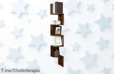 Estantería de esquina Vasagle cinco niveles diseño único aprovecha cada rincón sin ocupar espacio precio loco y descuento brutal solo hoy no esperes más super chollo ideal para tu hogar