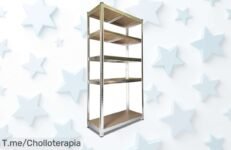 Estantería metálica Nyana Home super resistente 875kg con baldas enormes aprovecha este oferton y precio loco para organizar todo antes que se acabe la oferta ya