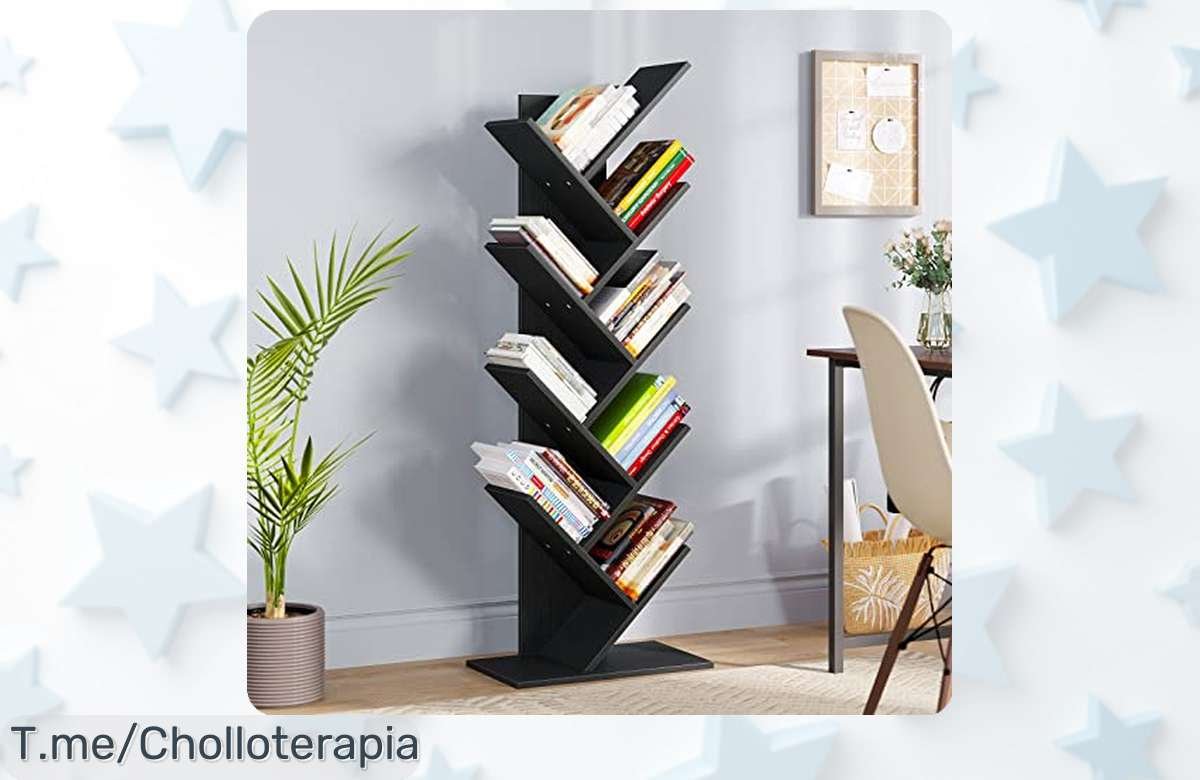 Estantería para CD y libros diseño industrial súper chollo con descuento brutal guarda todo fácil y seguro precio loco nunca visto actúa ya oferta limitada