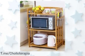 Estantería para microondas de bambú con altura ajustable que ahorra espacio a precio loco en un ofertón nunca visto aprovecha esta ganga limitada ¡corre ya!
