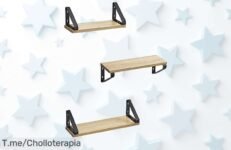 Estantes flotantes Vasagle súper resistentes con doble montaje aguanta 10 kg oferta nunca vista precio loco y descuento brutal limitado ¡aprovecha ya este ofertón!