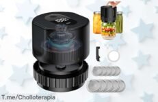 Euakee sellador al vacío para mason jars con parada automática rápida y segura unifica frescura con un precio loco solo hoy no pierdas este ofertón brutal nunca visto