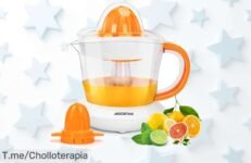 Exprime al máximo tus naranjas con el exprimidor Aigostar doble cono y giro reversible disfruta de un precio loco nunca visto en este ofertón ¡compra ya que vuelan!