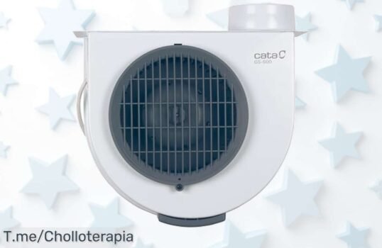 Extractor de humos súper silencioso y potente con solo 105W a precio loco y descuento brutal que no volverás a ver ¡aprovecha este super chollo ya antes que se agoten!