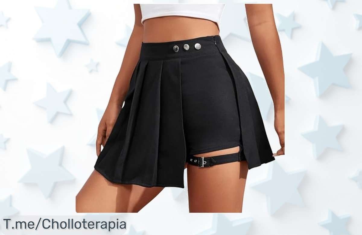 Falda pantalón mini asimétrica súper sexy con diseño único y fácil de lavar precio loco nunca visto aprovecha este ofertón limitado antes que se agote