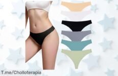 Flintronic tangas mujer pack 6 sin costuras súper suaves diseño sexy que realza tu cintura con un ofertón y descuento brutal corre que vuelan chollazo limitado