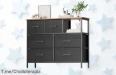 Flycity cajonera súper resistente con 6 cajones gigantes que no se deforman ni vuelcan aprovecha este descontón brutal y prepárate para ordenar todo ya ¡oferta única!