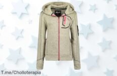 Forro polar para mujer gris claro Geographical Norway con caída de precio nunca vista disfruta la comodidad y estilo a un super chollo oferta limitada corre que vuelan