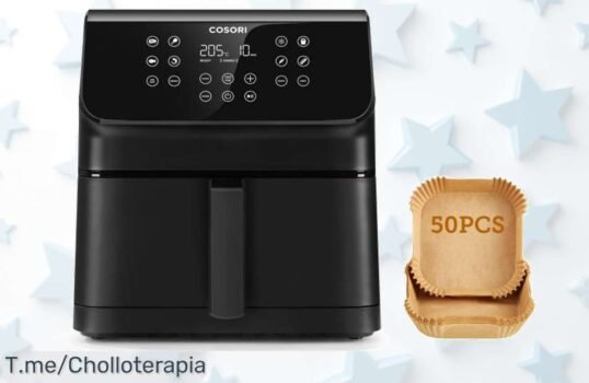 Freidora de aire COSORI premium II con 6,2 L y 12 programas disfruta cocinas sanas y ricas con un super chollo nunca visto a precio loco ¡compra ya antes que se agote!