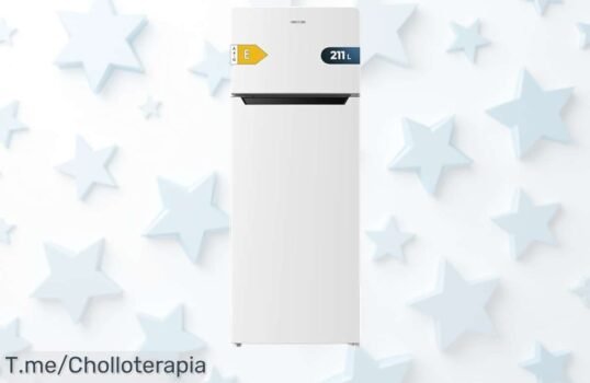 Frigorífico Cecotec Bolero CoolMarket con congelación ultrarrápida y puerta reversible a un precio loco nunca visto aprovecha este super chollo ya antes que se agoten las unidades