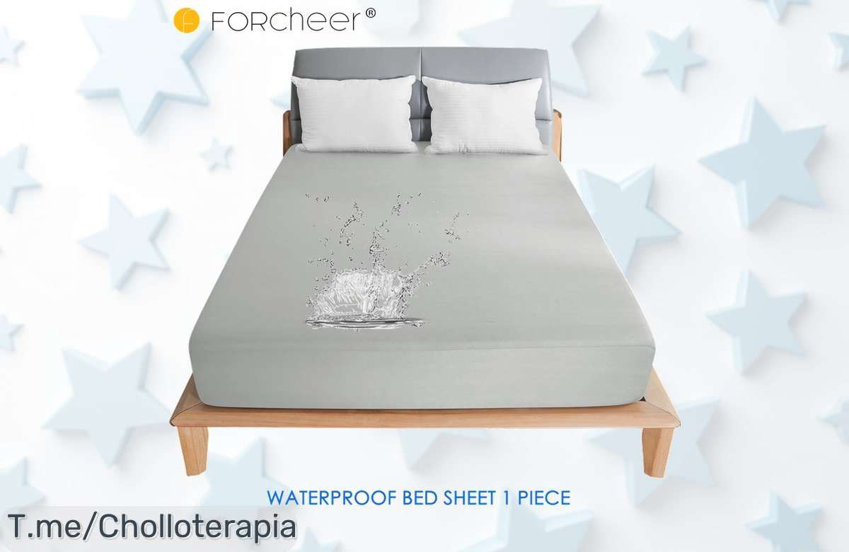 Funda de cama impermeable que protege tu colchón al instante con un precio loco y descuento brutal aprovecha este ofertón único y limitado ¡compra ya antes que se acabe!