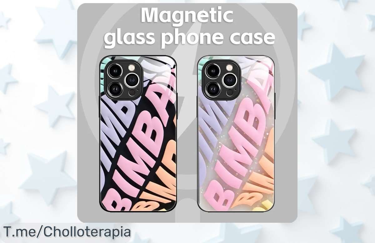 Funda magnética de vidrio para iPhone con protección única y estilo exclusivo a precio loco aprovecha este ofertón antes que se agoten las unidades ¡oferta nunca vista!