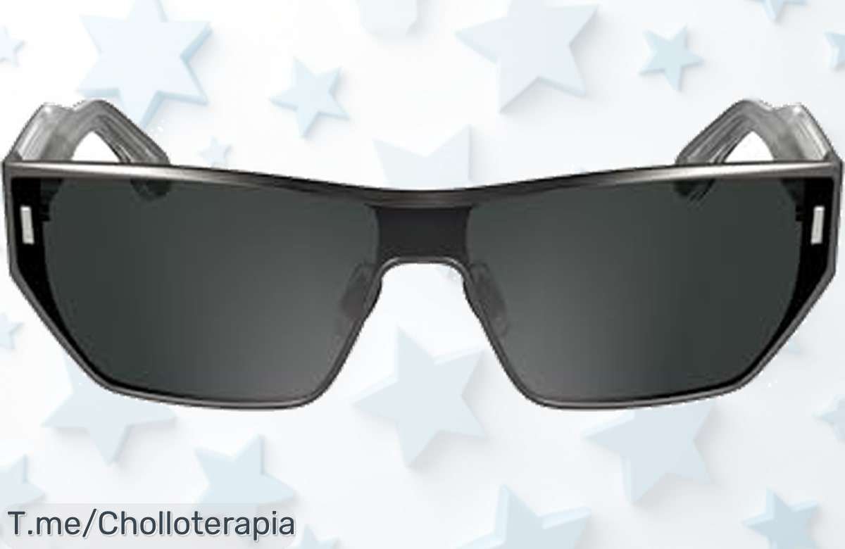 Gafas de sol Calvin Klein con diseño atrevido y lentes gris sólido a precio loco descuento brutal nunca visto corre por este super chollo oferta limitada actúa ya
