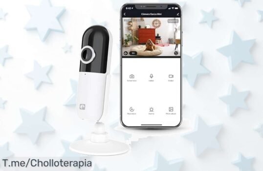 Garza Smart cámara con visión nocturna y audio en directo al precio loco que nunca viste controla tu hogar fácil y rápido corre ya por este ofertón exclusivo