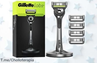 Gillette Labs con 5 cuchillas ultraafiladas y barras exfoliantes para un afilado sin tirones precio loco nunca visto ¡Aprovecha este super chollo antes que desaparezca!