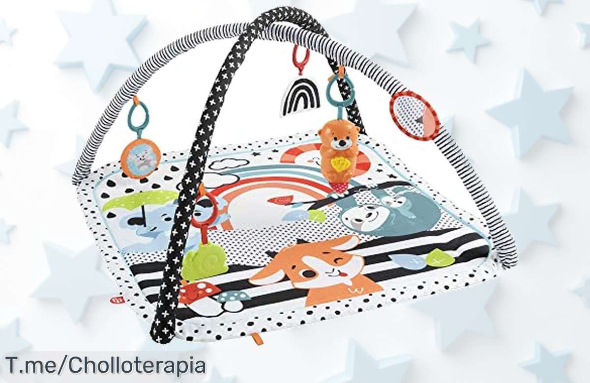 Gimnasio musical FisherPrice 3 en 1 con luces y sonidos que crecen con tu bebé a un precio de ganga nunca visto aprovecha este ofertón antes que acabe