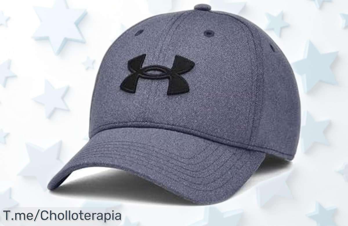 Gorra Under Armour UA Blitzing para hombre con ajuste perfecto y visera curva, súper absorbente y rebajada por tiempo limitado ¡date prisa que este super chollo se va volando!