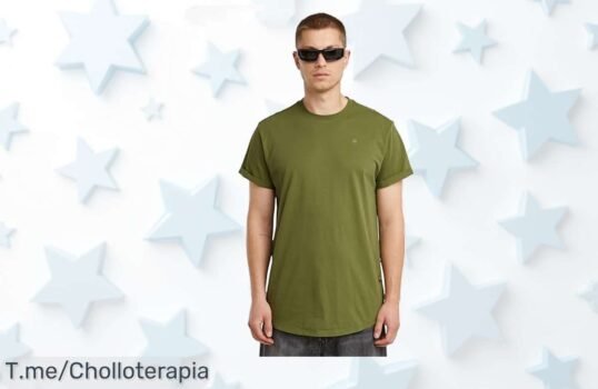 Gstar Lash camiseta hombre verde con mangas que no se mueven precio de ganga nunca visto aprovecha este descuento brutal y consigue ya este ofertón único antes que vuelen