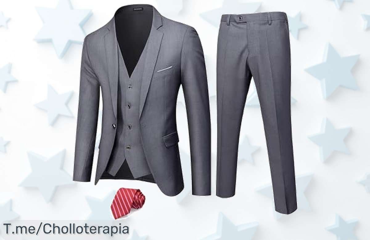 Hihawk traje de 3 piezas con ajuste perfecto y estilo único un ofertón a precio loco para lucir impecable sin igual corre que el descuento brutal es por tiempo limitado