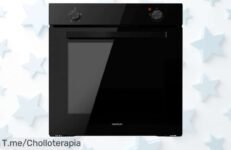 Horno integrable Cecotec XXL con vapor y puerta fría para chef en casa disfruta de este ofertón con precio loco descuento brutal limitado actúa ya lleva el tuyo