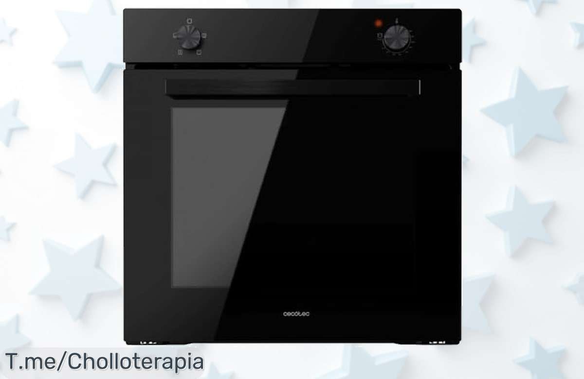 Horno integrable Cecotec XXL con vapor y puerta fría para chef en casa disfruta de este ofertón con precio loco descuento brutal limitado actúa ya lleva el tuyo