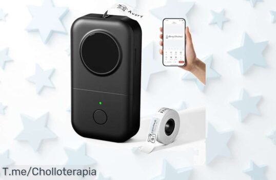 Impresora portátil sin tinta Phomemo D30 con descuento brutal ordena todo fácil y rápido aprovecha este ofertón único precio loco que no volverá actúa ya