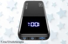 Iniu power bank 65w 20000mah con carga rápida para MacBook y más precio de ganga nunca visto descuento brutal ofertas limitadas corre a comprar