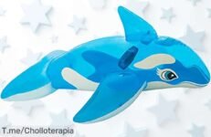 Intex ballena hinchable súper divertida con asas resistentes y kit de parches un ofertón con descuento brutal que vuela precio de ganga aprovecha ya esta oferta limitada