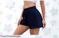 Irdcomps pantalón deportivo mujer corto azul oscuro con bolsillos descuento brutal nunca visto disfruta comodidad y estilo en tu entrenamiento aprovecha precio loco y oferta limitada
