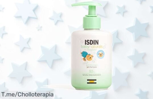 Isdin Baby Naturals gel champú 200ml con 93% ingredientes naturales cuidado suave que hidrata y calma piel sensible precio de ganga solo por tiempo limitado ¡aprovecha este ofertón ya!