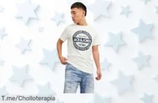 Jack & Jones Jjejeans tee SS oc Cuello Noos 23-24 estilo único y calidad top con un descuento brutal nunca visto aprovecha este super chollo precio de ganga ¡corre que vuelan!