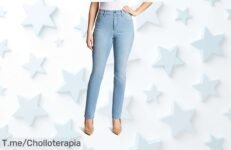 Jeans taper gloria vanderbilt con cintura perfecta y estilo único, disfrutalos con un descuentazo brutal por tiempo limitado ¡aprovecha este super chollo jamás visto!