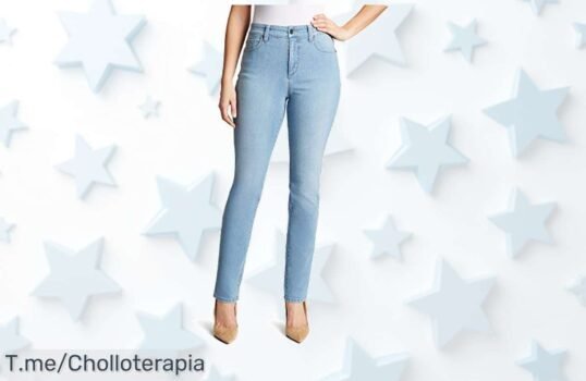 Jeans taper gloria vanderbilt con cintura perfecta y estilo único, disfrutalos con un descuentazo brutal por tiempo limitado ¡aprovecha este super chollo jamás visto!
