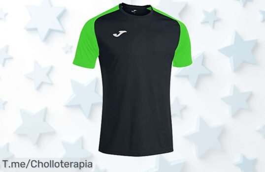 Joma camiseta deportiva que seca rapidísimo sin oler sudor con un descuento brutal precio loco y super chollo corre ya antes de que acabe esta oferta nunca vista