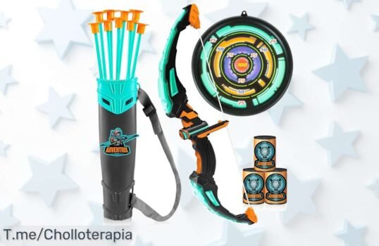 Joyin 2 en 1 con arcos LED y flechas de ventosa la diversión segura que mejora puntería precio loco nunca visto apúrate oferta limitada super chollo no lo dejes pasar