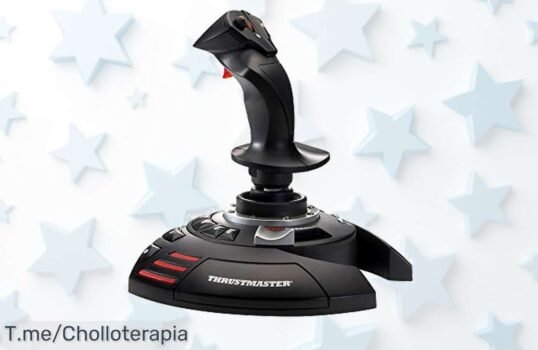 Joystick cableado ThrustMaster TFlight Stick X con cambio rápido y memoria para ajustes precio loco por tiempo limitado aprovecha este super chollo ya mismo