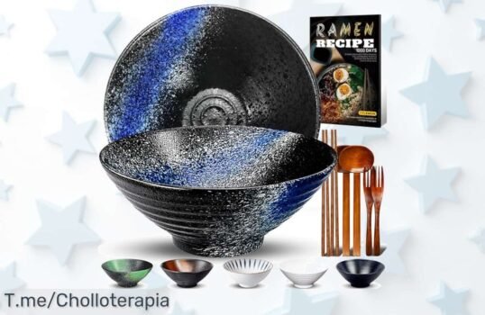 Juego de 9 piezas cerámicas para ramen con palillos y más oferta limitada que vuela precio loco nunca visto aprovecha este ofertón ya antes que se agote