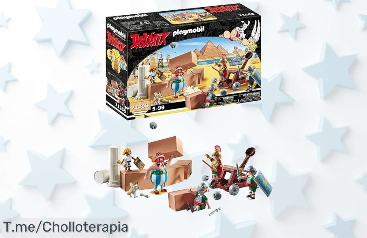 Juego de figuras Playmobil Asterix con catapulta y aventuras romanas precio loco nunca visto diversión garantizada para niños desde 4 años aprovecha este ofertón ya